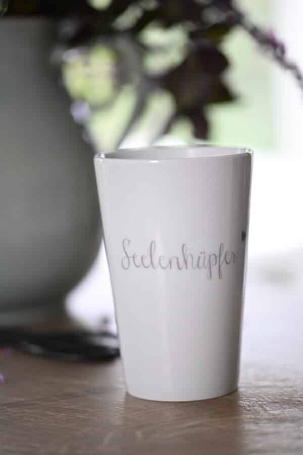 Seelenhüpfer Keramik Becher White – Bild 2