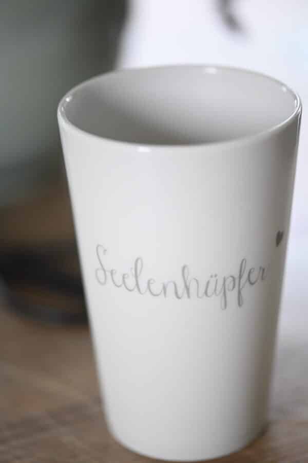 Seelenhüpfer Keramik Becher White – Bild 3