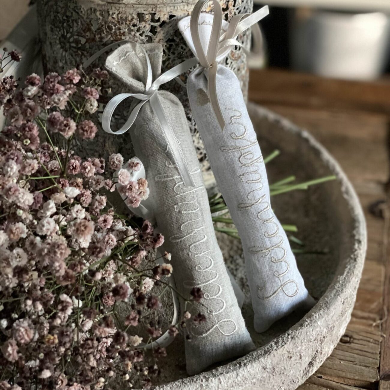 Leinen Lavendelsäckli "Seelenhüpfer"