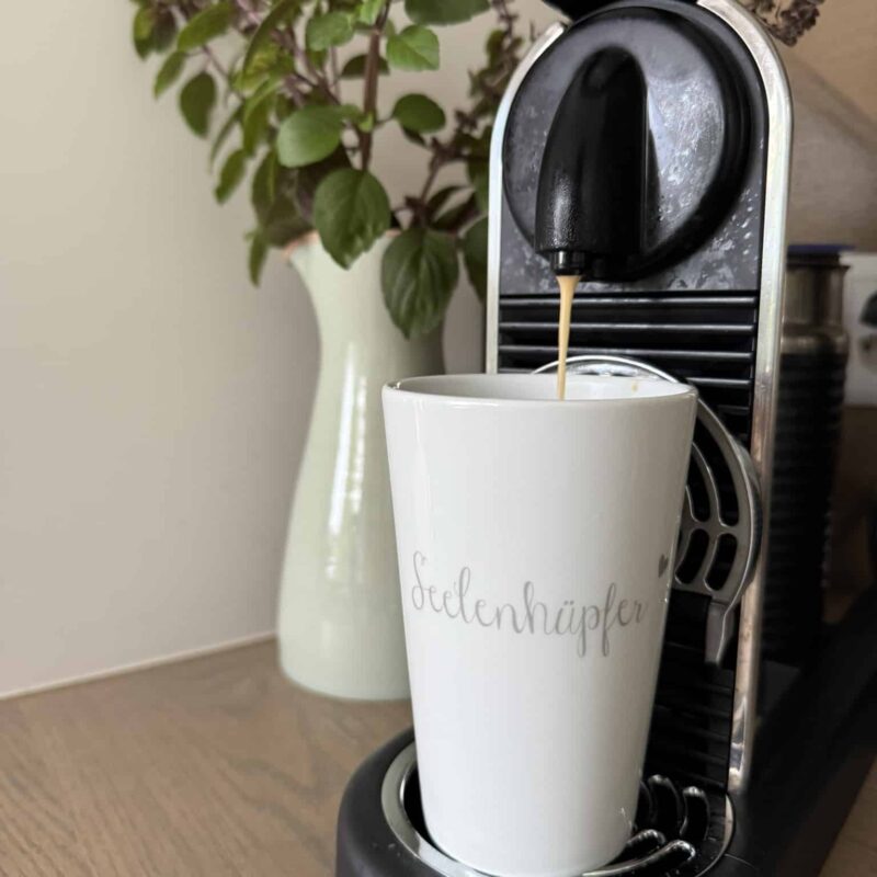 Seelenhüpfer Keramik Becher White