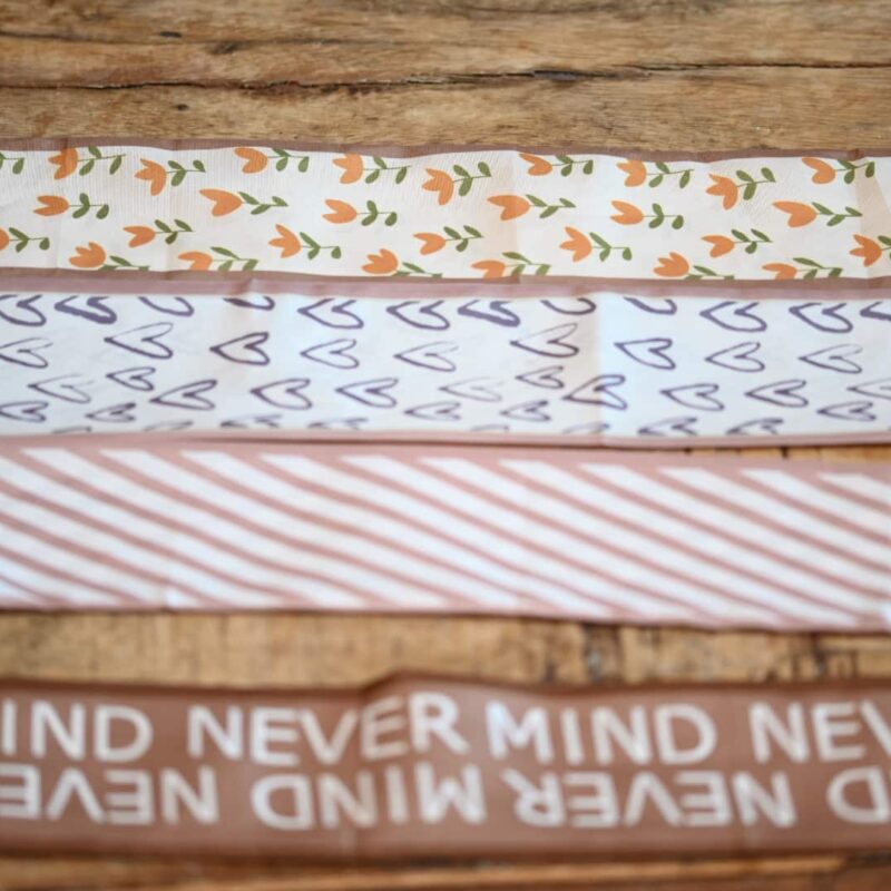 Gartenfenster Taschenband Brauntöne