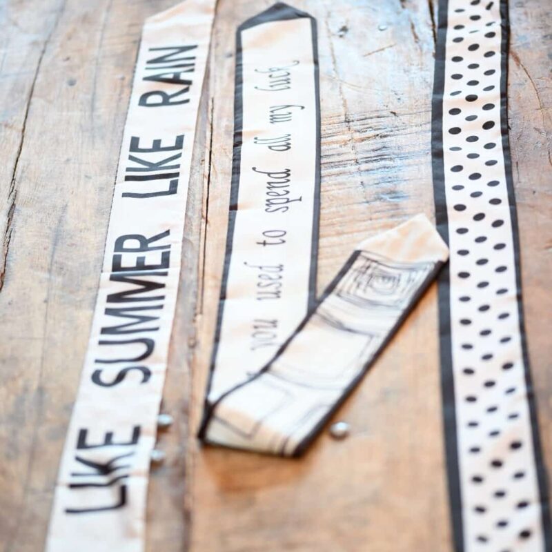 Gartenfenster Taschenband Schwarztöne