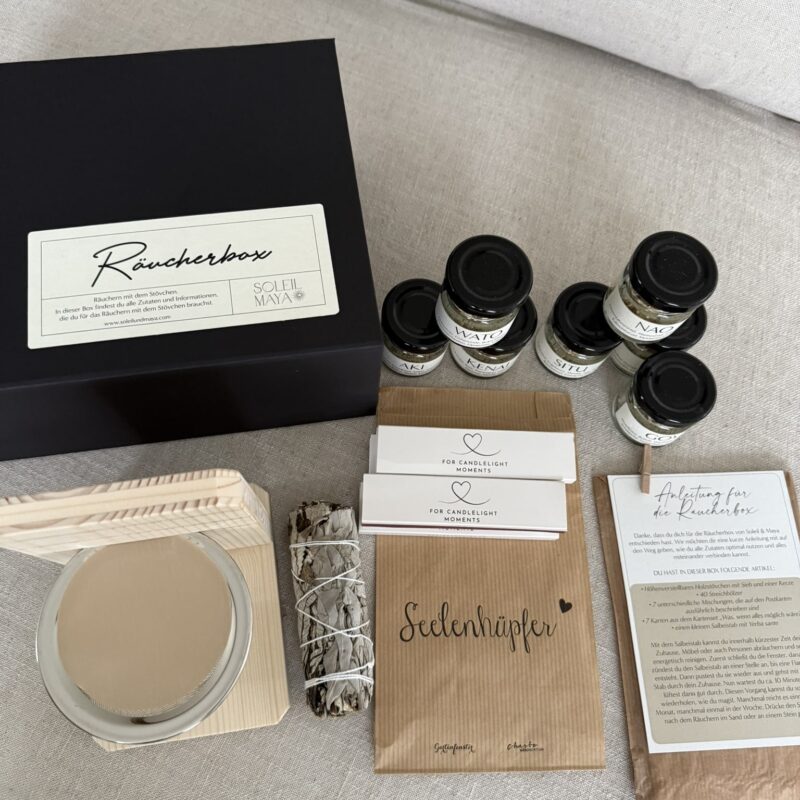 Räucherbox Set für Harmonie in Deinen 4Wänden