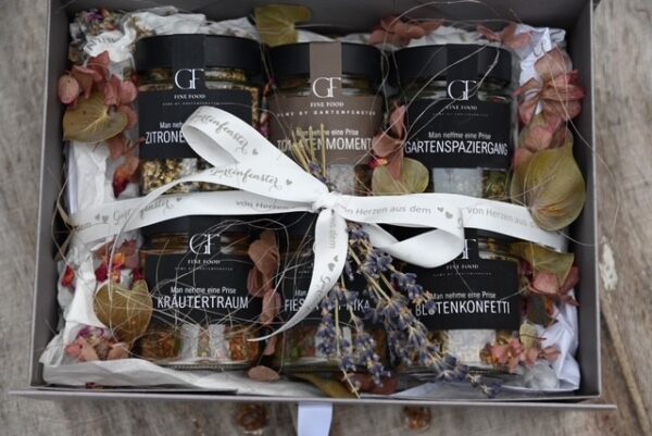 Geschenkbox "Gewürzbox mit 6 Gewürzmischungen"