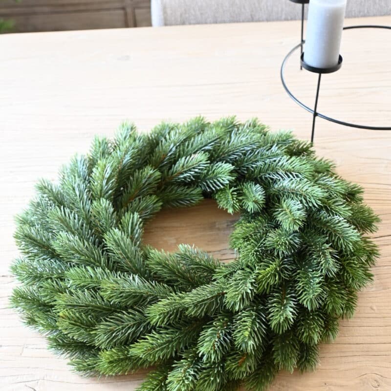 Kranz künstliches Material in 2 Grössen (ohne Deko)