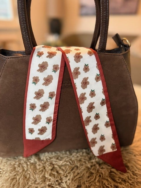 Gartenfenster Taschenband feine Rotnuancen